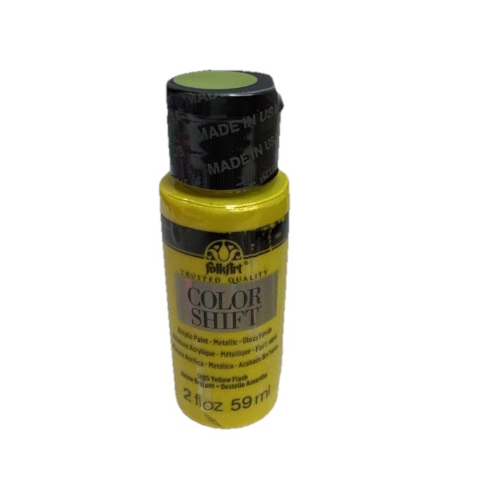 (8) FolkArt Color Shift Acrylic Paint Blue,Purple,Pink,Aqua,Green,Black,Yellow..