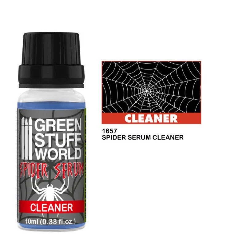 Green Stuff World – Acrylic Color Paint Spider Serum Cleaner 1657 for Models and