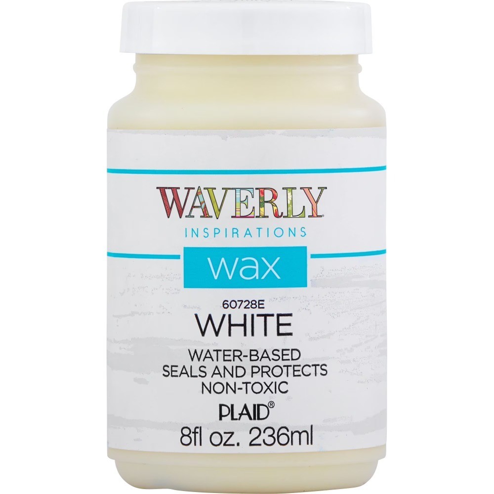Chalk Paint Wax Ultra Matte Finish White 8 fl oz Furniture Finishing