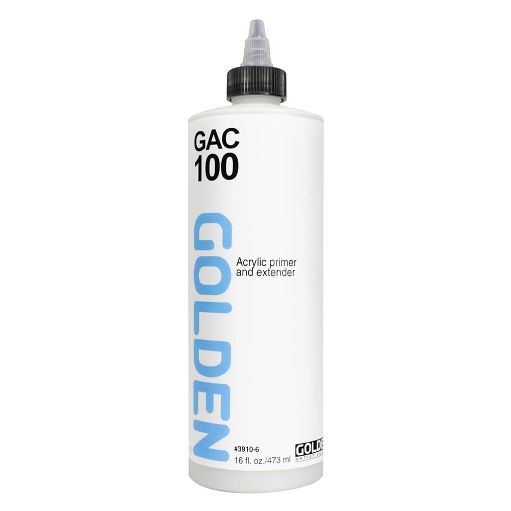 GAC 100 by GOLDEN 16 fl. oz. Bottle Professional Acrylic Medium Transparent