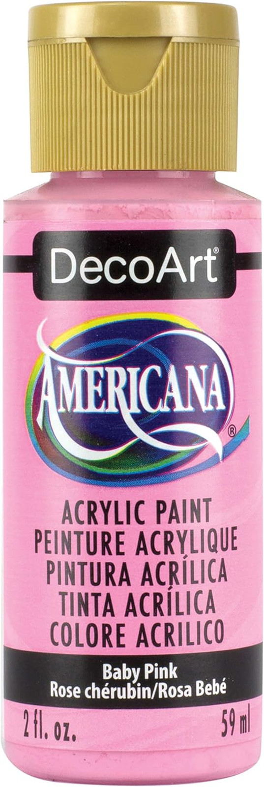Americana Acrylic Paint, 2-Ounce, Baby Pink