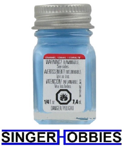 Testors 1162TT Enamel 1/4 oz Flat Sky Blue NEW SEALED TES1162TT HH